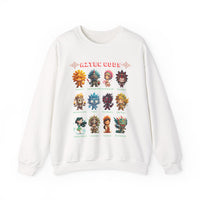 Aztec Gods Chibi Characters Pantheon Unisex Sweatshirt