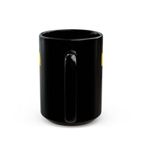 Sacred Inca Llama Emblem Black Mug
