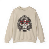 Ancient Pixel Skull Totem Unisex Sweatshirt