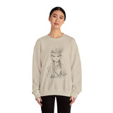 Brave Inca Girl Ink Warrior Portrait Unisex Sweatshirt