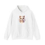Inca Andean Llama Baby Face Illustration Unisex Hoodie