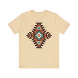 Boho Aztec Geometric Totem Pattern Illustration Unisex T-Shirt