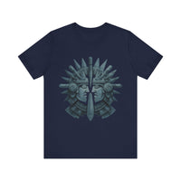 Aztec Warrior Duel Obsidian Glyph Style Unisex T-Shirt