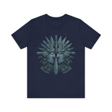 Aztec Warrior Duel Obsidian Glyph Style Unisex T-Shirt