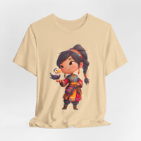 Chibi Inca Girl with Baby Condor Unisex T-Shirt