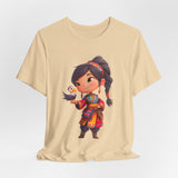 Chibi Inca Girl with Baby Condor Unisex T-Shirt