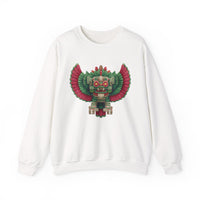 Ancient Pixel Boss Quetzalcoatl Retro Sprite Unisex Sweatshirt