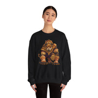 Pixel Art Mayan Jaguar Warrior Unisex Sweatshirt