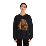 Pixel Art Mayan Jaguar Warrior Unisex Sweatshirt