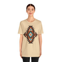 Boho Aztec Geometric Totem Pattern Illustration Unisex T-Shirt