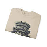 Mayan Sacred Head Stone Unisex Sweatshirt