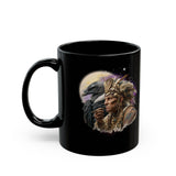 Ancient Inca Shaman with Condor Companion Black Mug