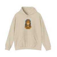 Golden Aztec Warrior Queen Illustration Unisex Hoodie