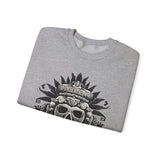 Ah Puch Death God Petroglyph Skull Unisex Sweatshirt