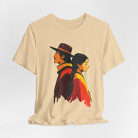 Cultural Heritage Native Portrait Design Unisex T-Shirt