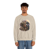 Ancient Inca Shaman with Condor Companion Unisex Sweatshirt