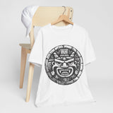 Mayan Jaguar Deity Woodcut Style Unisex T-Shirt
