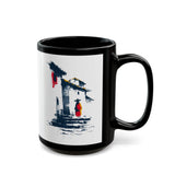 Cuzco Steps Heritage Minimalist Art Black Mug