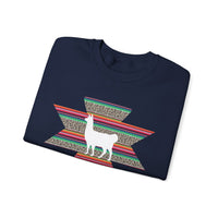 Andean Llama Fiesta Illustration Unisex Sweatshirt