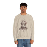 Maya Warrior Ink Portrait Unisex Sweatshirt