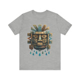 Tlaloc Ancient Rain Mask Glyph Unisex T-Shirt