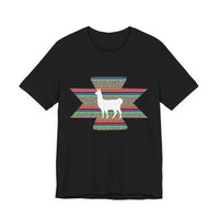 Andean Llama Fiesta Illustration Unisex T-Shirt