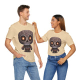 Tribal Glow Chibi Aztec Skull Unisex T-Shirt