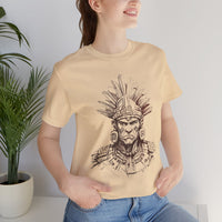Maya Warrior Ink Portrait Unisex T-Shirt