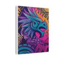 Urban Aztec Quetzalcoatl Spray-Paint Canvas