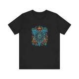 Wild Aztec Turquoise Amulet Illustration Unisex T-Shirt