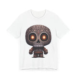 Tribal Glow Chibi Aztec Skull Unisex T-Shirt