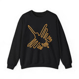 Nazca Lines Style Bird Unisex Sweatshirt