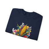 Maya Corn Mural Street Art Unisex Sweatshirt