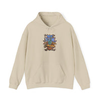 Aztec Turquoise Cactus Desert Landscape Unisex Hoodie