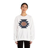 Minimal Southwest Tribal Rug Pattern Illustration Unisex Sweatshirt