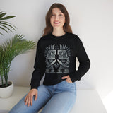 Obsidian Blade Warriors Aztec Glyph Style Unisex Sweatshirt