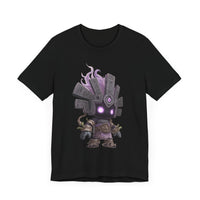 Shadow Aztec God with Glowing Eyes Unisex T-Shirt
