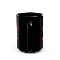 Tribal Visionary Chief Emblem Illustration Black Mug