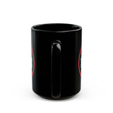 Tribal Visionary Chief Emblem Illustration Black Mug