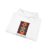 Indigenous Andean Geometric Textile Pattern Unisex Hoodie