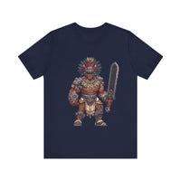 Obsidian Blade Fighter Pixel Art Unisex T-Shirt
