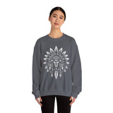 Sacred Tribal Chief Emblem Illustration Unisex Sweatshirt