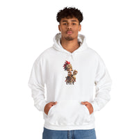 Chibi Inca Empress on Llama Unisex Hoodie