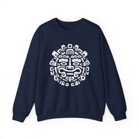 Andean Dual God Symmetry Tribal Glyph Style Unisex Sweatshirt