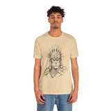 Inca Warrior Hand Drawn Tribal Portrait Unisex T-Shirt
