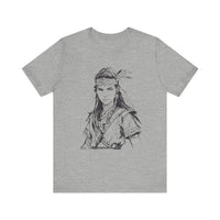 Inca Warrior Woman Fierce Andean Spirit Design Unisex T-Shirt