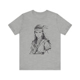 Inca Warrior Woman Fierce Andean Spirit Design Unisex T-Shirt