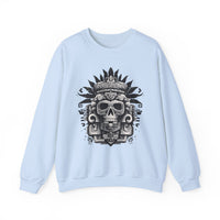 Ah Puch Death God Petroglyph Skull Unisex Sweatshirt