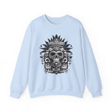 Ah Puch Death God Petroglyph Skull Unisex Sweatshirt