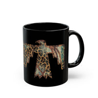 Savage Thunderbird Totem Illustration Black Mug